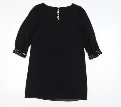 Marks and Spencer Women's Black Shift Dress Size 8