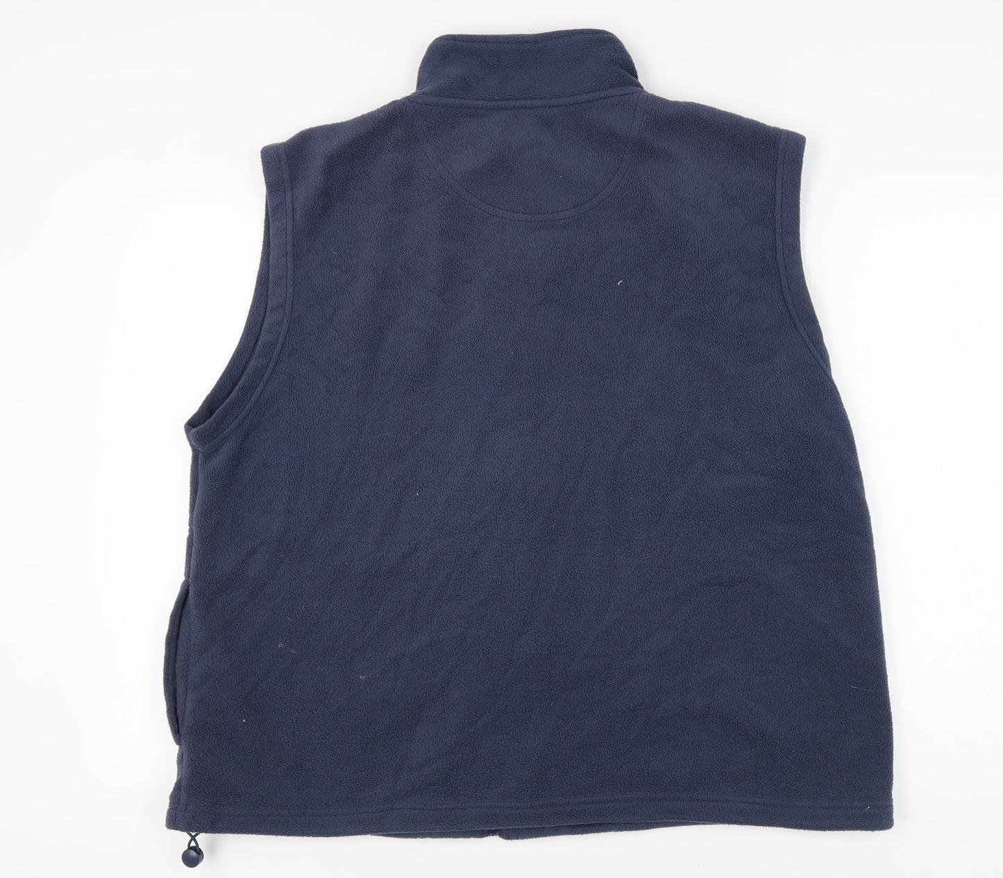 EWM Women's Blue Fleece Waistcoat 2XL Casual Zip