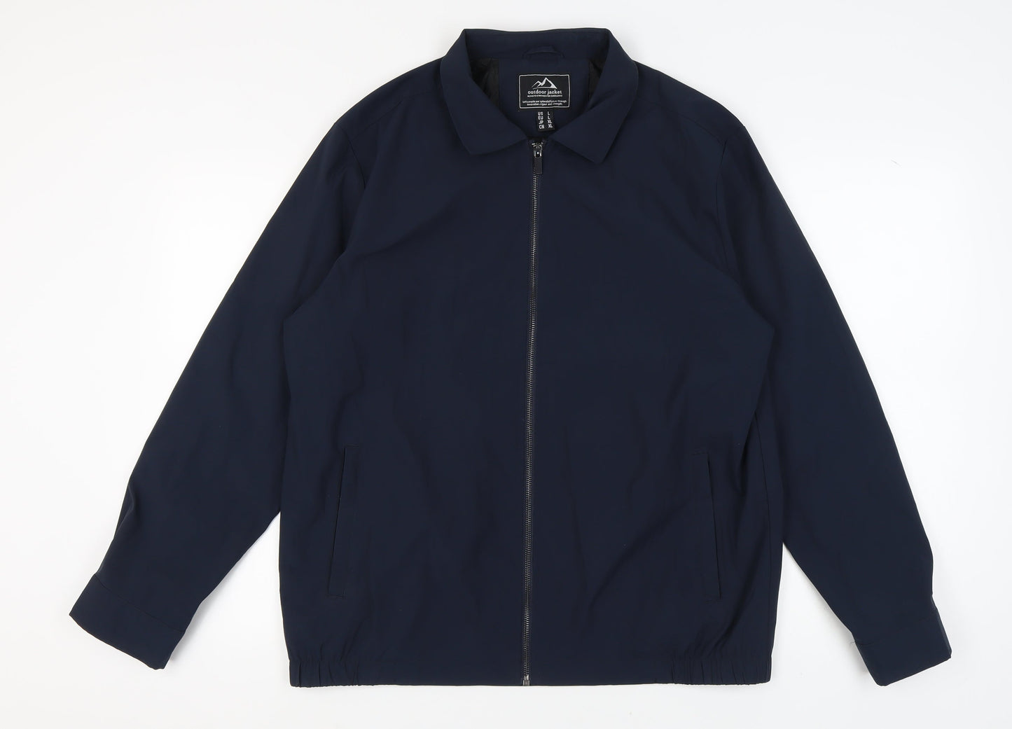 Mens UK Size XL Outdoor Jacket Blue Basic Jacket