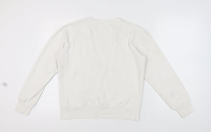 Tommy Hilfiger Men's White M Pullover Sweatshirt