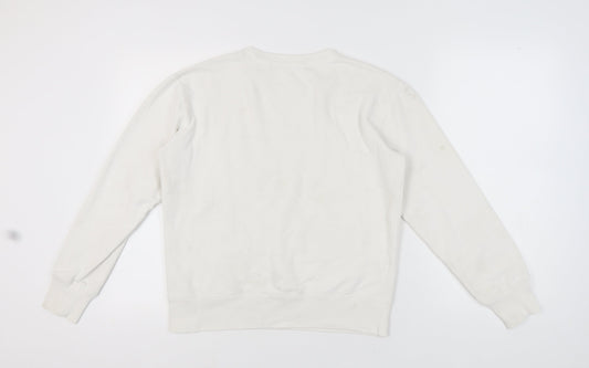 Tommy Hilfiger Men's White M Pullover Sweatshirt