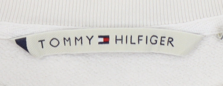 Tommy Hilfiger Men's White M Pullover Sweatshirt