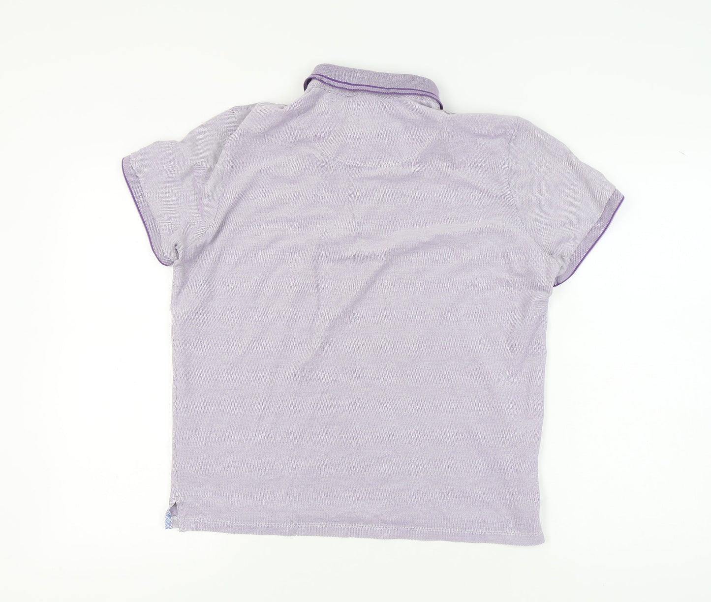 Hugo Boss Men’s Purple Polo, L, Regular Fit