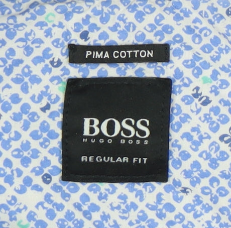 Hugo Boss Men’s Purple Polo, L, Regular Fit