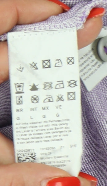 Hugo Boss Men’s Purple Polo, L, Regular Fit