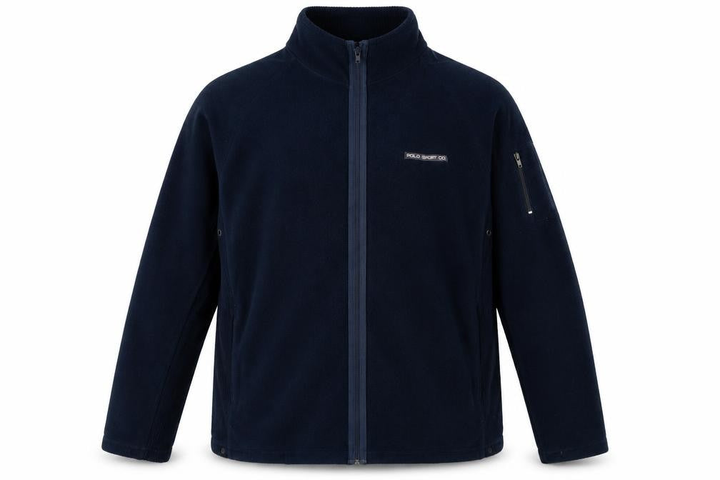 Mens UK Size XL Polo Sport Blue Basic Jacket