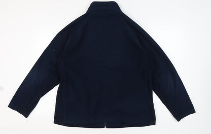 Mens UK Size XL Polo Sport Blue Basic Jacket
