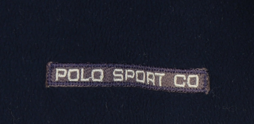 Mens UK Size XL Polo Sport Blue Basic Jacket