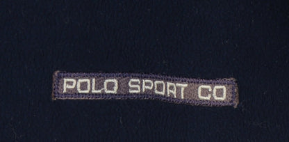 Mens UK Size XL Polo Sport Blue Basic Jacket