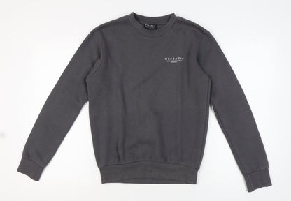 Mens UK Size S McKenzie Grey Pullover Sweatshirt