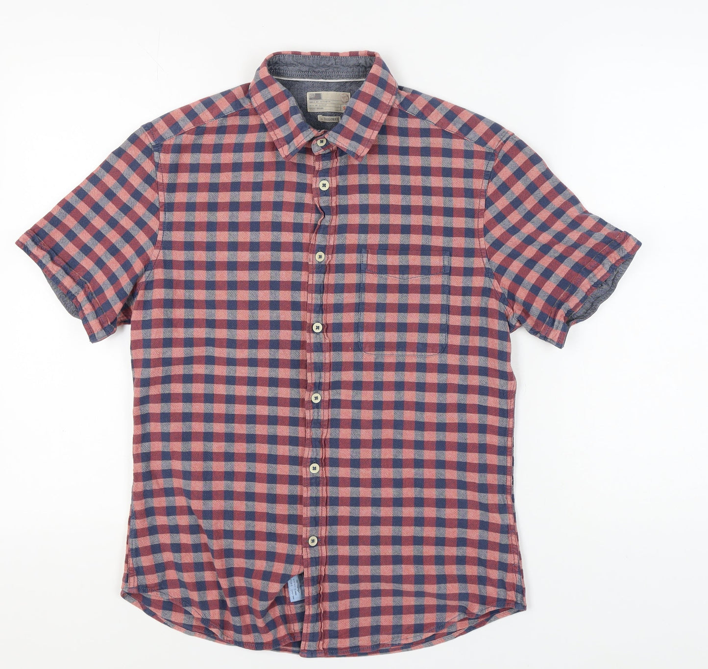 Marks and Spencer Men's Multicoloured Check Shirt S