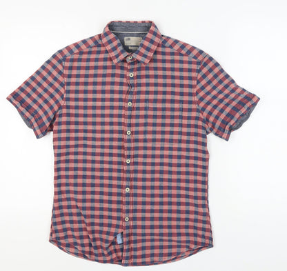 Marks and Spencer Men's Multicoloured Check Shirt S