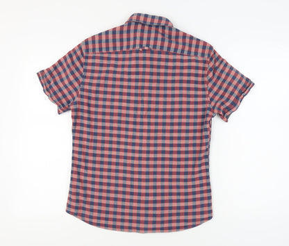 Marks and Spencer Men's Multicoloured Check Shirt S