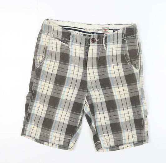 Jack & Jones Men's Multicoloured Plaid Chino Shorts S