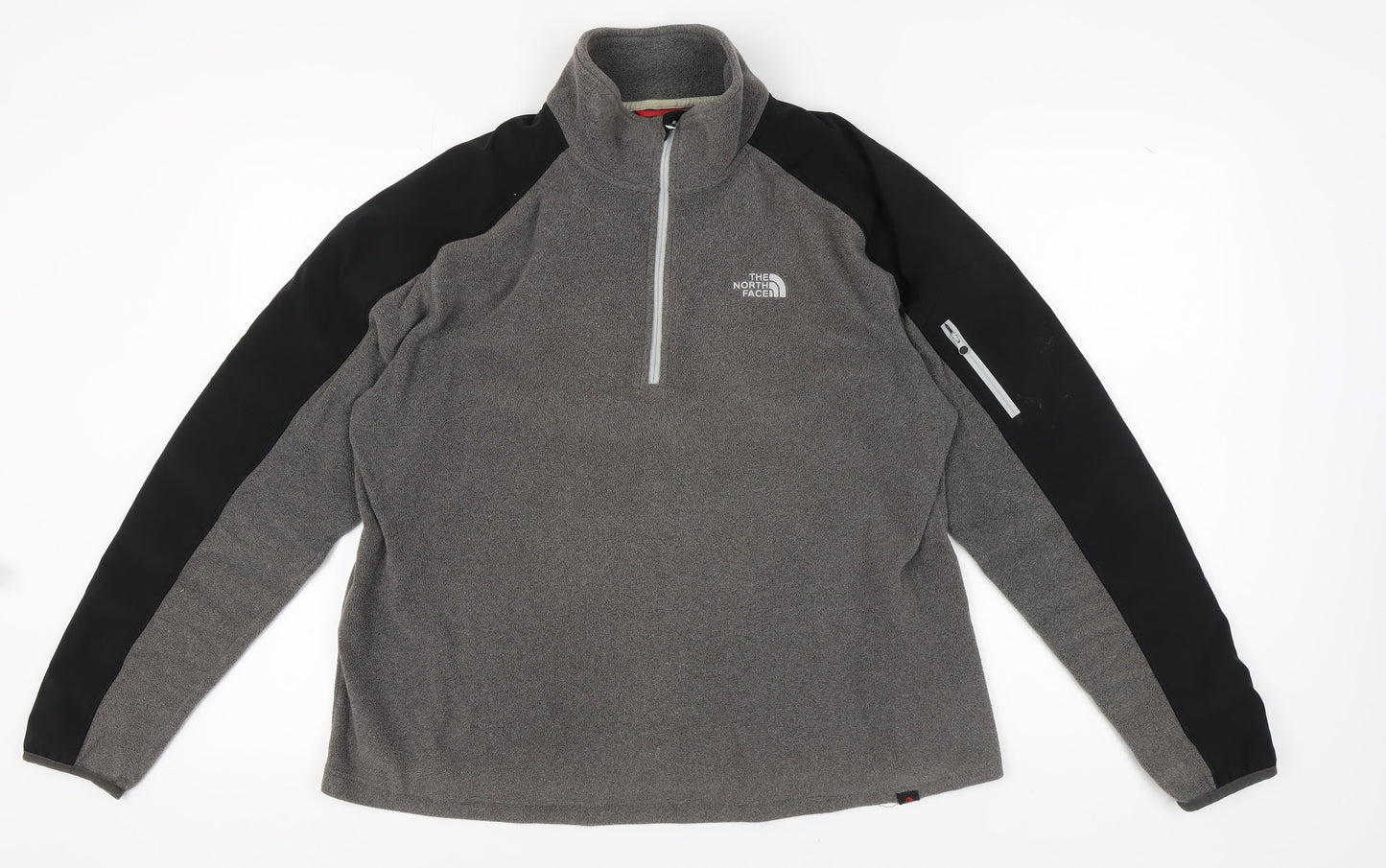 The North Face Men's Grey Pullover Sweatshirt, Size L