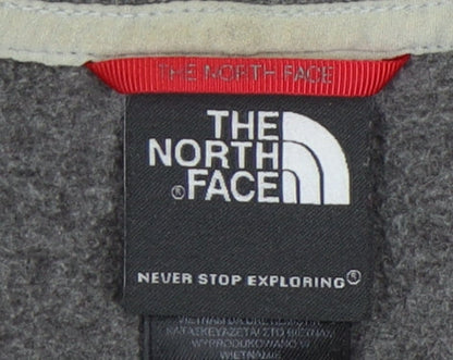 The North Face Men's Grey Pullover Sweatshirt, Size L