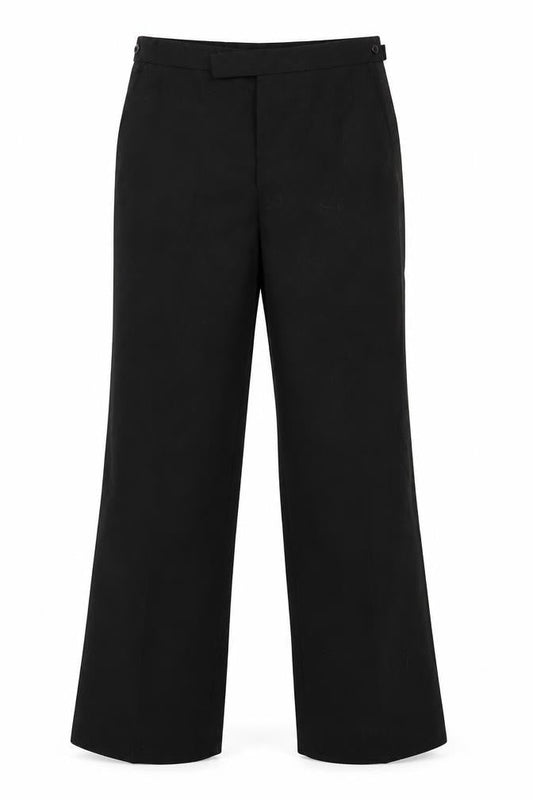 Mens UK Size 38 in Austin Reed Regular Fit  Black Trousers