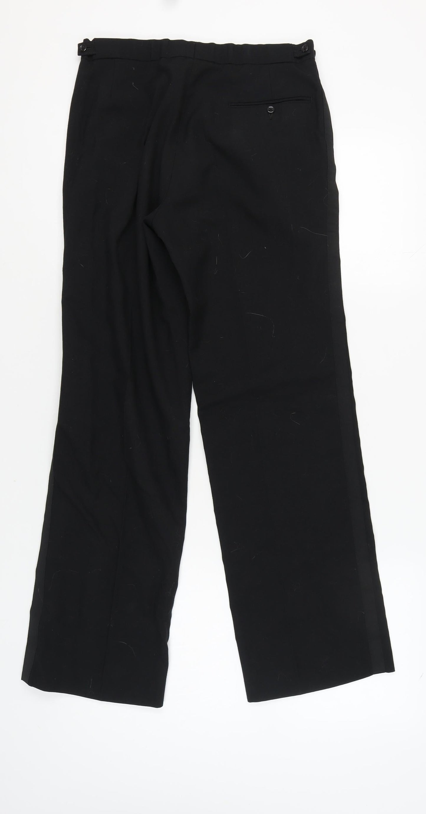 Austin Reed Men's Black Trousers, Size 38, Regular Fit