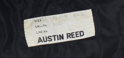 Austin Reed Men's Black Trousers, Size 38, Regular Fit