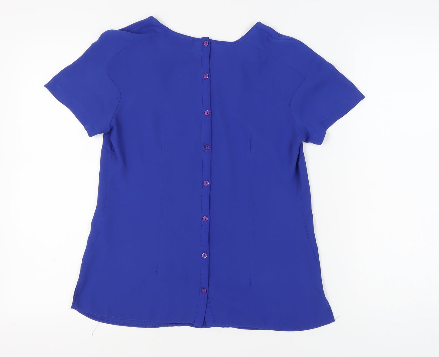 Womens UK Size 10 Wallis Blue Basic Blouse