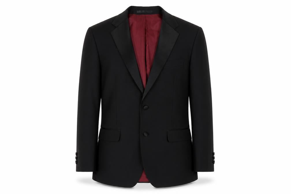 Mens UK Size 40 Scott & Taylor Regular Black Suit Jacket