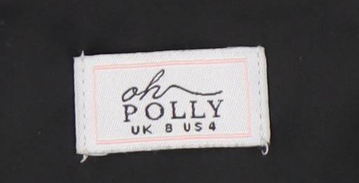 Oh Polly Women's Black Short Skirt Size 8