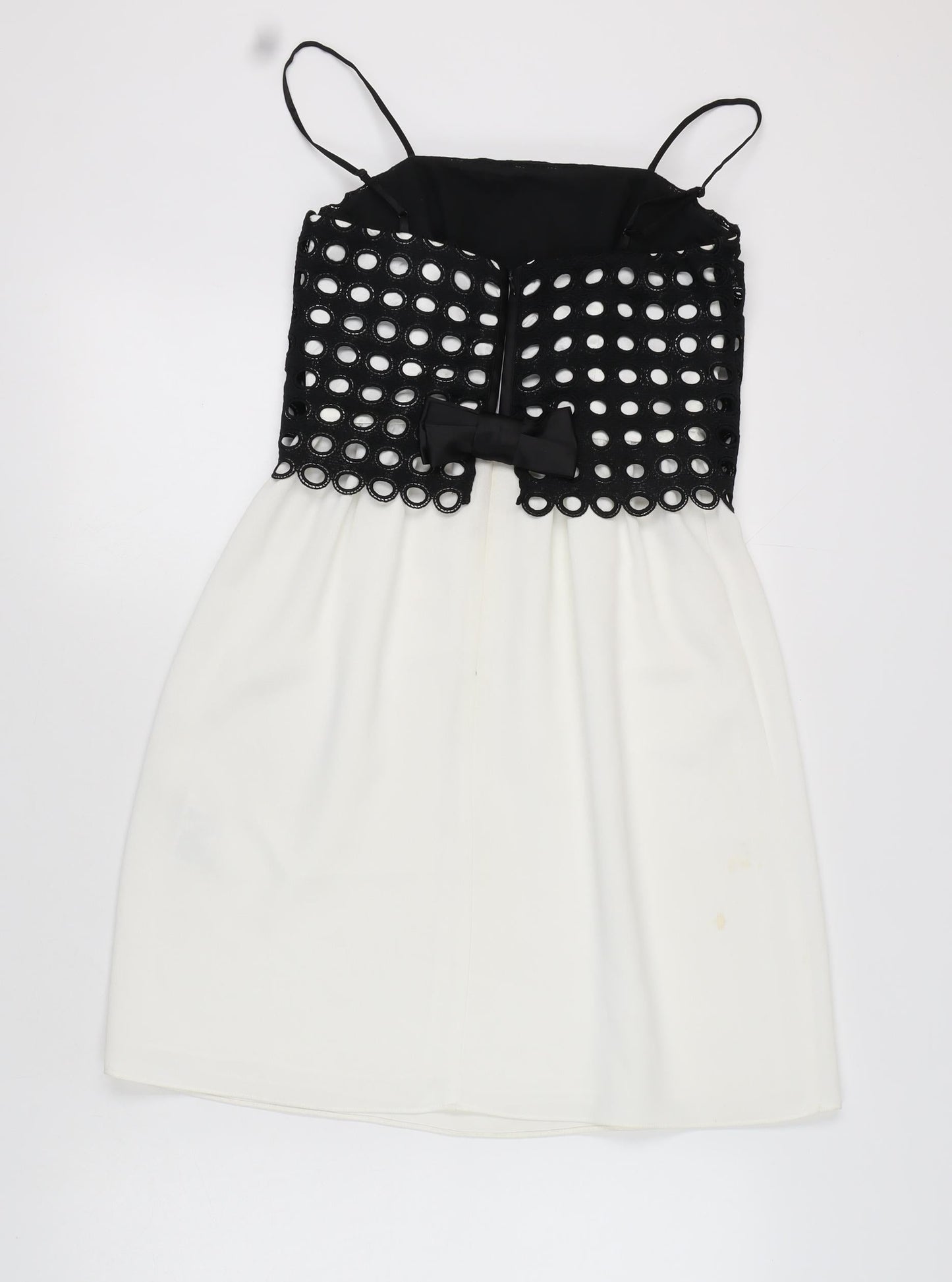 Coast Women's Black & White Mini Dress, Size 8