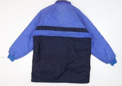 Mens UK Size L Countrywear Blue Puffer Jacket