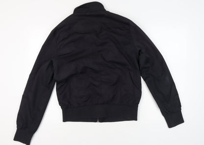 Mens UK Size 3 Dreamweaver Black Biker Coat
