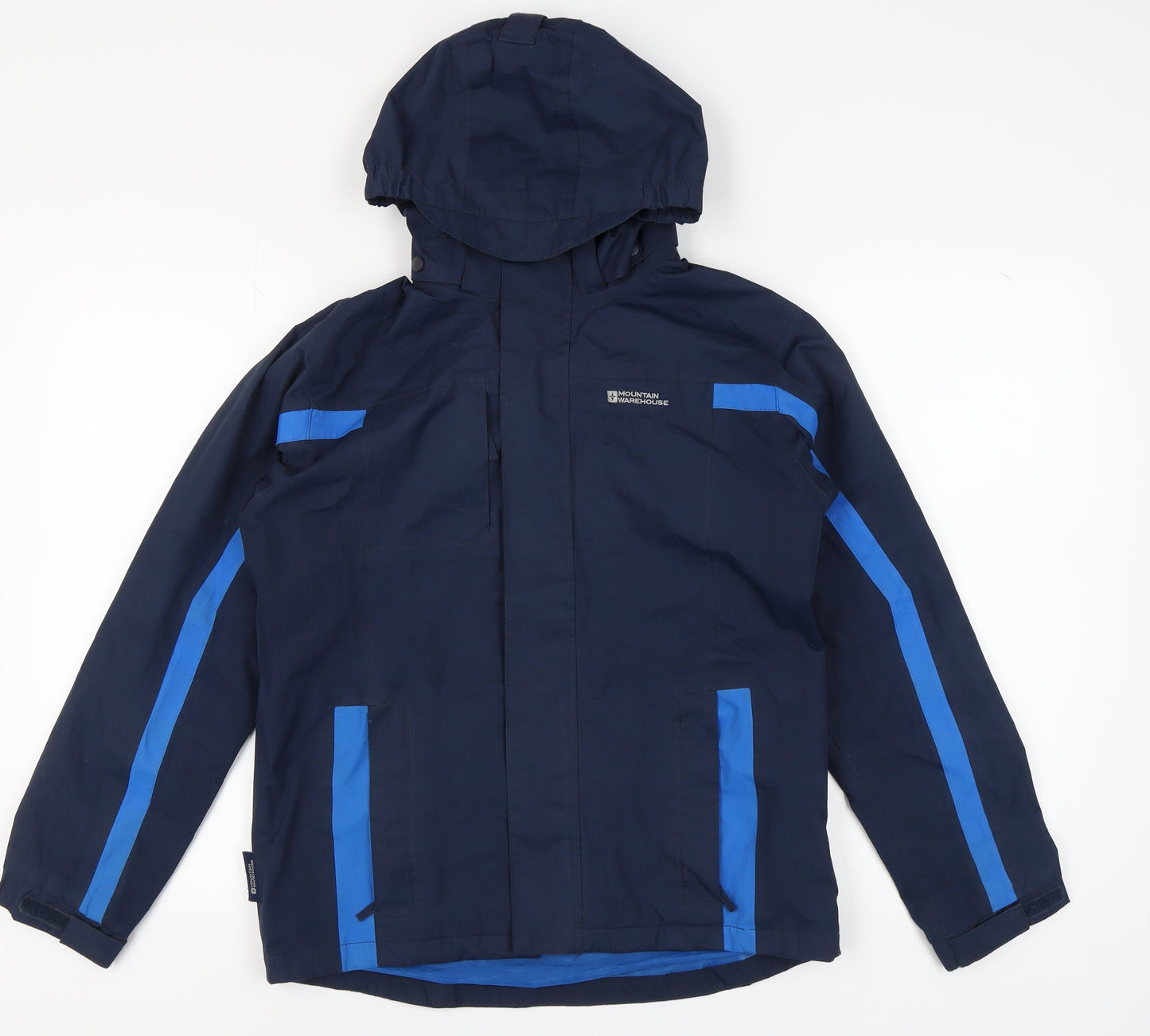 Teens UK Size 13 Mountain Warehouse Blue Rain Coat