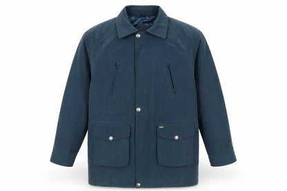 Saxon Men's Blue Basic Jacket M - Mid-Length Casual Wear