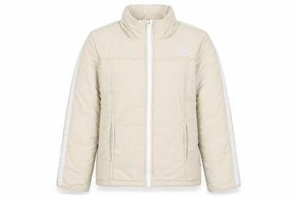LAMICI Women's Beige Puffer Jacket Size 36 Winter Outdoor