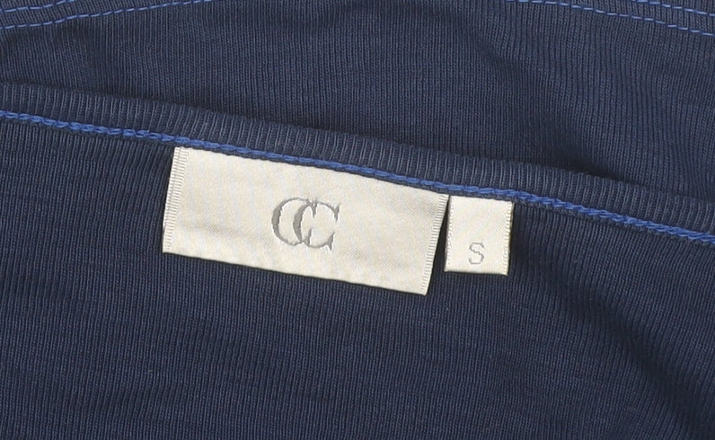 Womens UK Size S CC Blue Basic T-Shirt