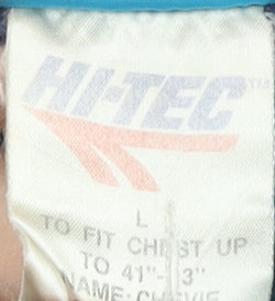 Mens UK Size L Hi-Tec Blue Windbreaker Coat