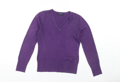 Womens UK Size 10 Debenhams Purple Pullover Jumper