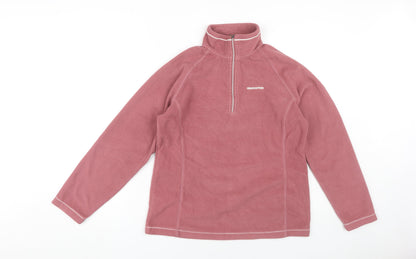 Craghoppers Women's Pink Fleece 1/2 Zip Pullover - Size 12