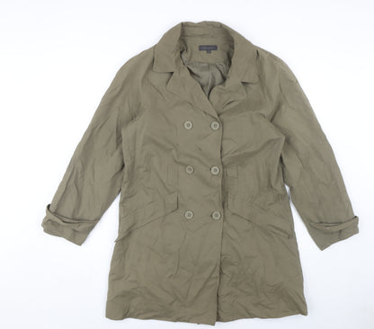 Urban Kiabi Green Trench Coat Women Size 10