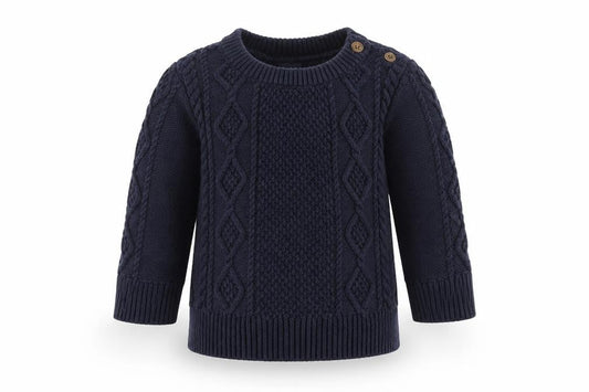babyGap Unisex Blue Cotton Pullover Jumper 12-18 Months
