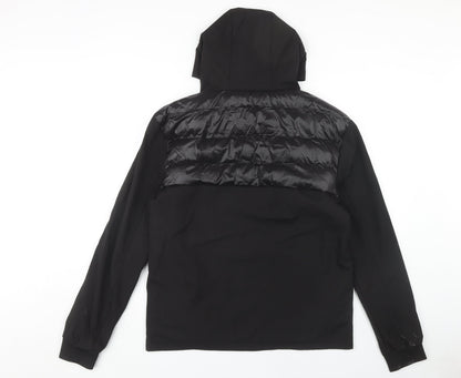 Mens UK Size M Onfire Black Puffer Jacket
