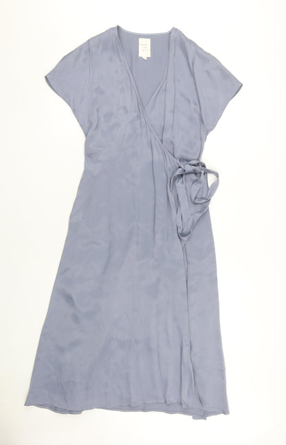 Days Like This Women's Grey Wrap Dress Size 6