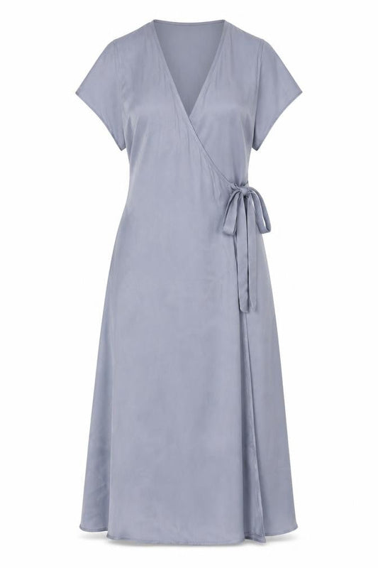 Days Like This Women's Grey Wrap Dress Size 6