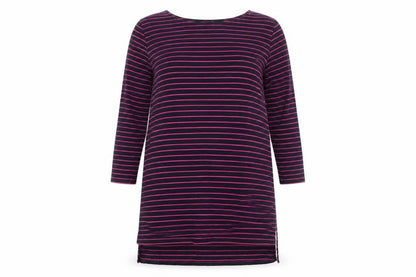 People Tree Women's Multicoloured Striped Shift Dress Size 12
