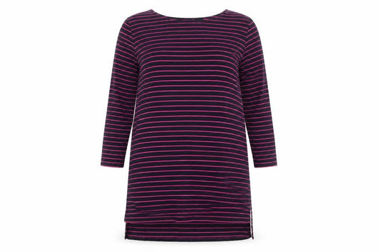 People Tree Women's Multicoloured Striped Shift Dress Size 12