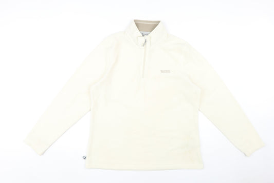 Regatta Women's Ivory 1/4 Zip Pullover Sweatshirt 16