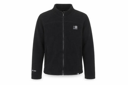 Front view of Karrimor boys’ black basic jacket, 13 years, full zip