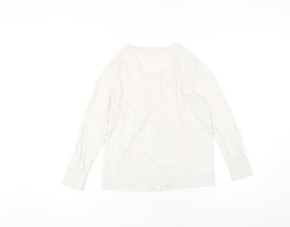 Gap Women's Ivory XS Cardigan Button Knit V-Neck