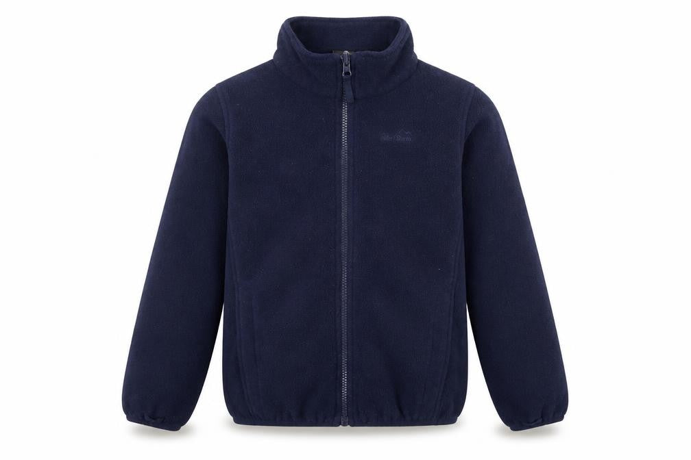 Front view of Peter Storm boys’ blue basic jacket, 9-10 years, full zip