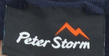 Peter Storm Boys Blue Basic Jacket, 9-10 Years, Full Zip