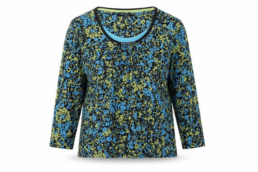 Womens UK Size 14 Maine Multicoloured Basic Blouse