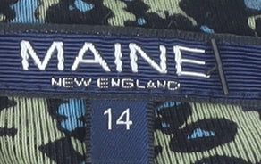 Womens UK Size 14 Maine Multicoloured Basic Blouse